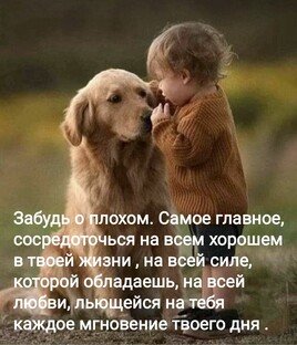 Сосредоточься на хорошем!