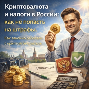 Криптовалюта и налоги в России: как не попасть на штрафы