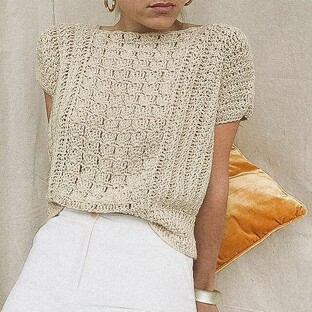 Вязаный топ крючком