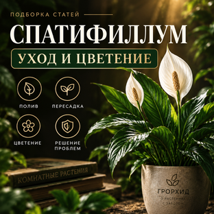 Спатифиллум - уход, цветение и частые проблемы