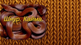 Шнуры и кайма.