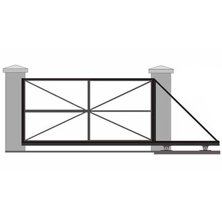 Типы заполнения откатных ворот