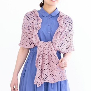 Ажурный палантин крючком: подборка красивых схем и описаний с узорами