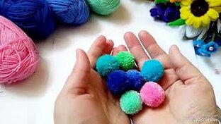 Пряжи - Поделки из Понпонов
