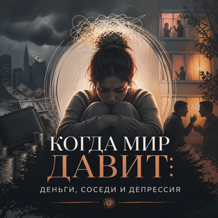Когда мир давит: деньги, соседи и депрессия
