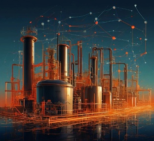 Нефтепродуктообеспечение и газоснабжение в представлении нейросетей