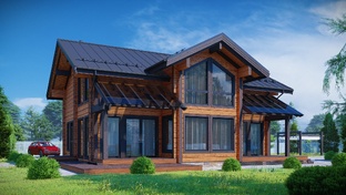 Дома из клееного бруса