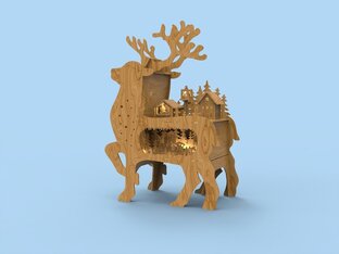 Лазерный чертеж для ЧПУ, макеты dxf лазерной резки