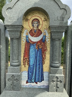 Мозаика на памятник: Вечная память,  сияющая сквозь года