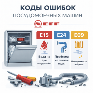 Коды ошибок посудомоечных машин NEFF