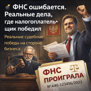 «ФНС ошибается. Реальные дела, где налогоплательщик победил»