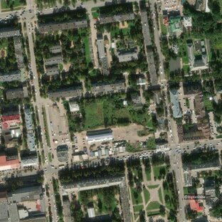 Динамика изменений участков города Пскова.