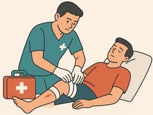 Первая помощь: от пореза до инфаркта
