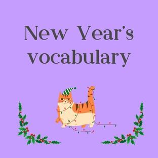 New Year's vocabulary
