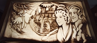 Эксперкменты рисования песком и не только 