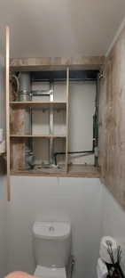 Шкаф для шахты на заказ купить в Москве от Артдеко ателье мебели 89670074433