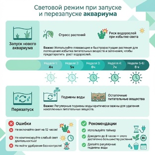 Все про запуск аквариума 