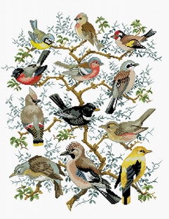 Шопер с птицами Eva Rosenstad