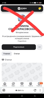 Против Даниилы Сочнокрасовской