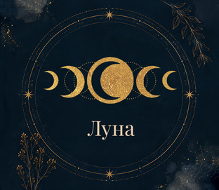 Луна в карте