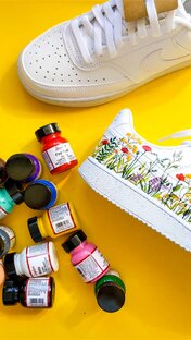 Роспись обуви