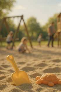 А на площадке…