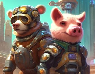 Приключения медведя Вениамина и его лучшего друга, кабана Полтоса