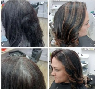 Окрашивание волос.