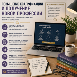 Повышение квалификации и новая профессия: курсы для карьерного роста