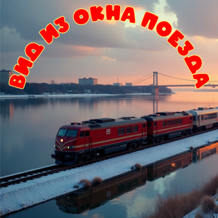 Вид из окна поезда