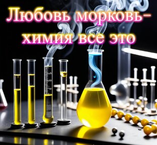 Любовь морковь-химия все это.