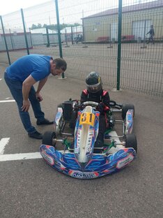 Первые тесты на Rotax Max Ok