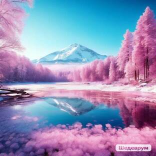 Пейзажи и идеи. ИИ рисует. 