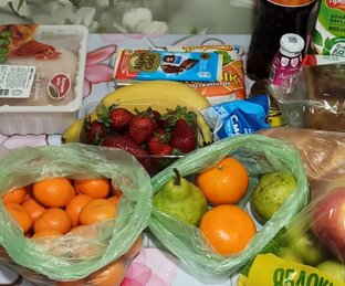 Распаковка продуктов