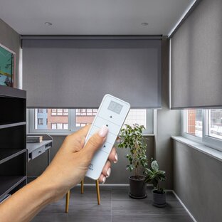 Автоматические жалюзи и шторы