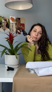 Видео с процессом пошива