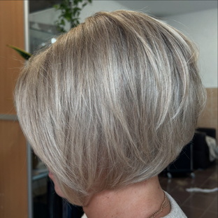 Мелирование стрижка боб