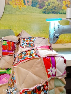 Пошив одеяло. 