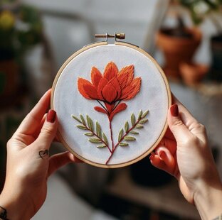 Учимся вышивать!