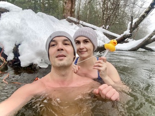 Закаливание в холодной воде