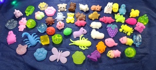 АСМР распаковка сквишей и антистрессов 