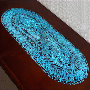 Вязание салфеток.