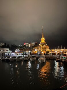 Вечерний Сочи. Набережная 