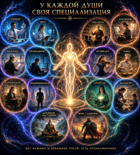 Специализация Души