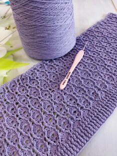 Схемы узоров крючком 🧶