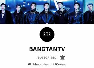 Видео с канала BANGTANTV и другие Youtube-видео