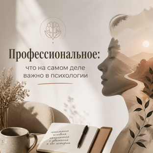 Профессиональное: что на самом деле важно в психологии