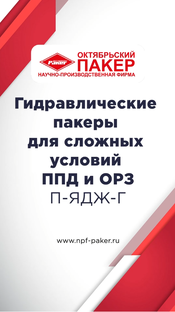 Гидравлические пакеры для сложных условий ППД и ОРЗ - П-ЯДЖ-Г