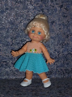 Авторские 🧸вязаные наряды для кукол 😺Galoob Baby Face (34 см)