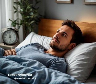 мысли на кровати 